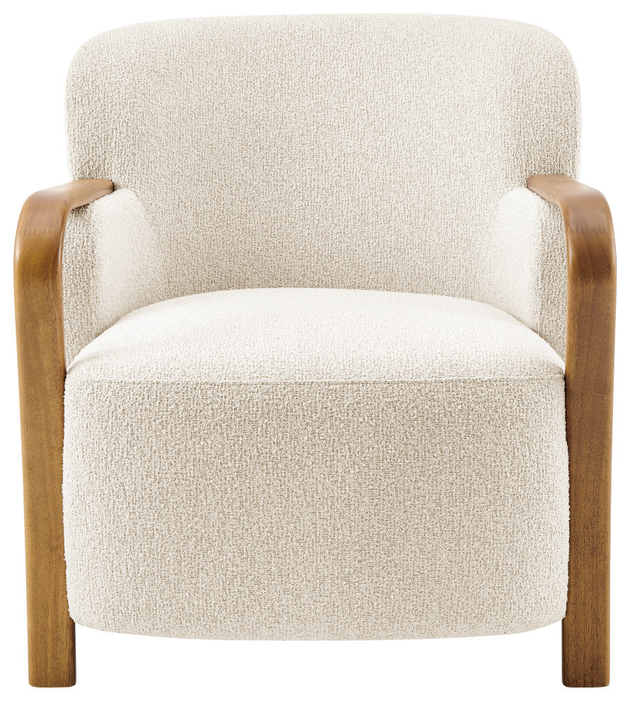Tania Fabric Accent Arm Chair, Palladian Beige