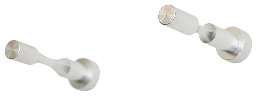 Vino Pins 1 Wall Mounted Wine Rack Peg, Milled Aluminum, Drywall Mounting