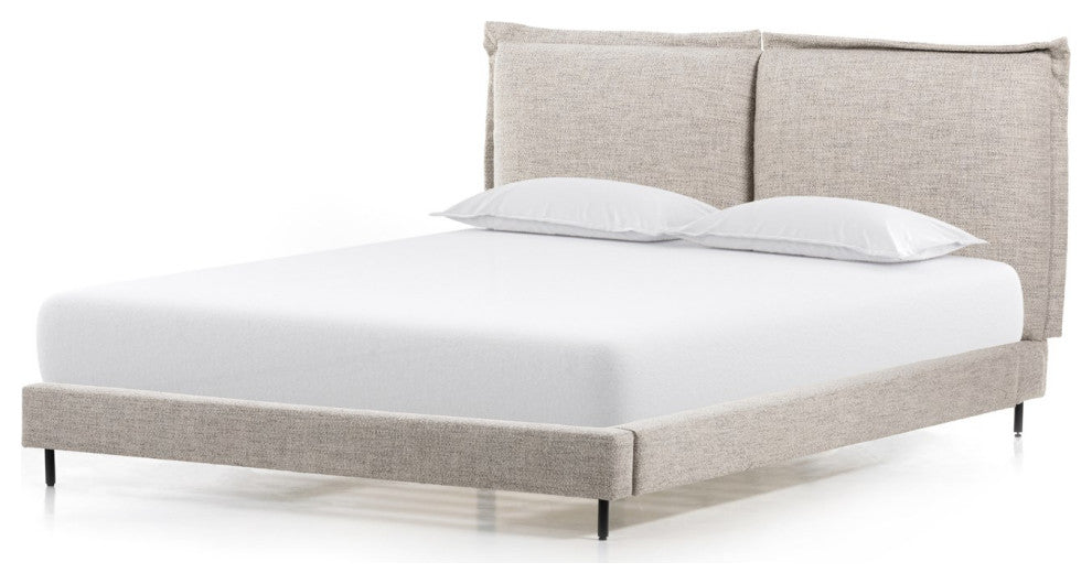Inwood Bed-Merino Porcelain-King