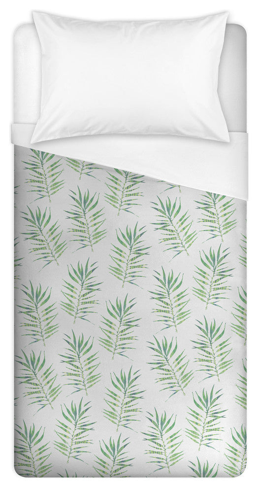 Palm Leaf Twin Duvet Cover