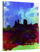 "Cincinnati Watercolor Skyline" Fine Art Print