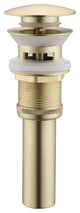 Legion Furniture Single-Hole Single-Handle Bathroom Faucet, Gold