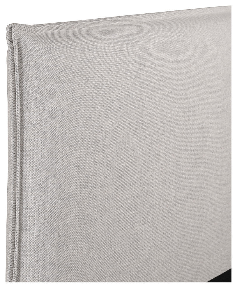 Luzon King Bed Light Grey