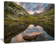 "Mountain Lake Over Skok Waterfall" Wall Art, 40"x30"