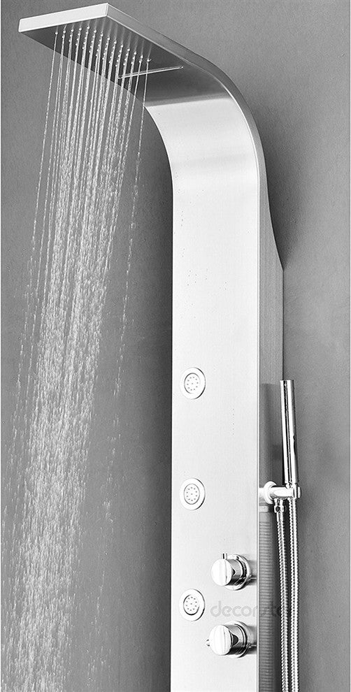 Talara 61" Stainless Steel Shower Panel System