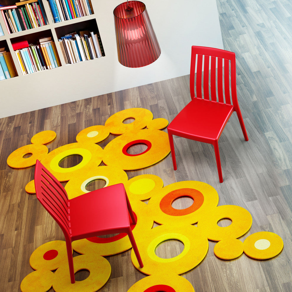 Compamia Soho Dining Chairs, Set of 2, Red