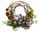 22" Spring Floral Wreath