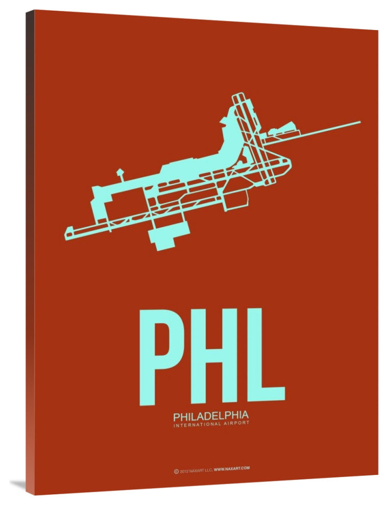 "PHL Philadelphia Poster 2" Fine Art Print