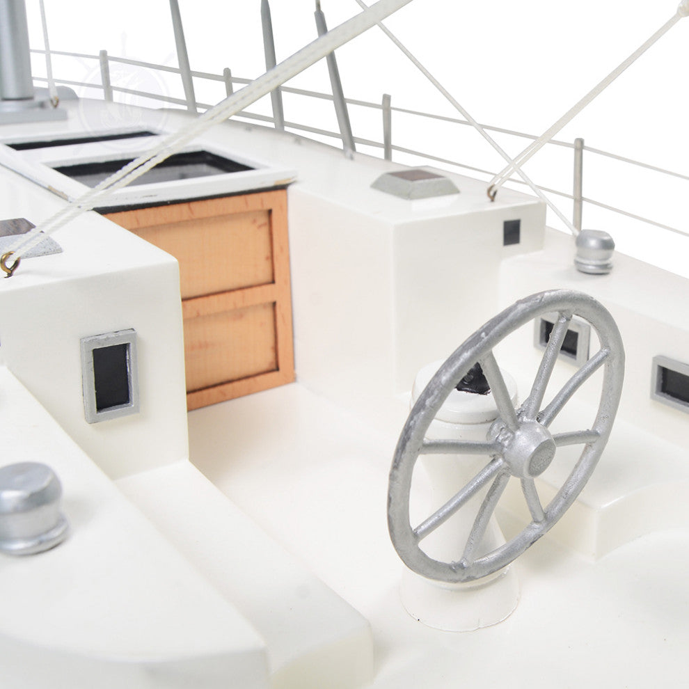 Victory Yacht Painted Wooden model sailing boat