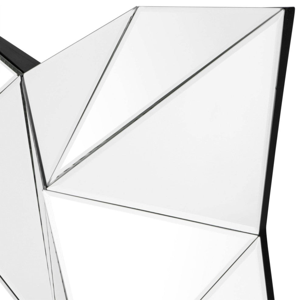 3D Triangle Faceted Wall Mirror | Eichholtz Boyton
