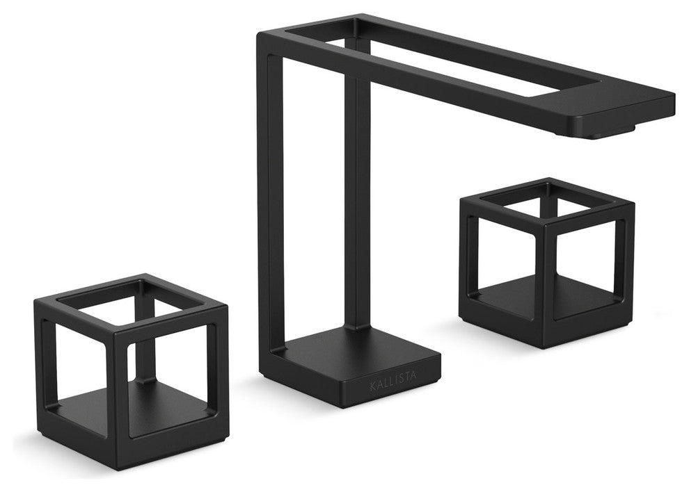 Grid Sink Faucet, Cube Handles