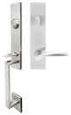 Stratus Lever, Tubular Entry Handleset, Left Hand, Satin Stainless Steel
