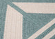 Sedona Rug, Teal, 14"x17" Swatch Sample
