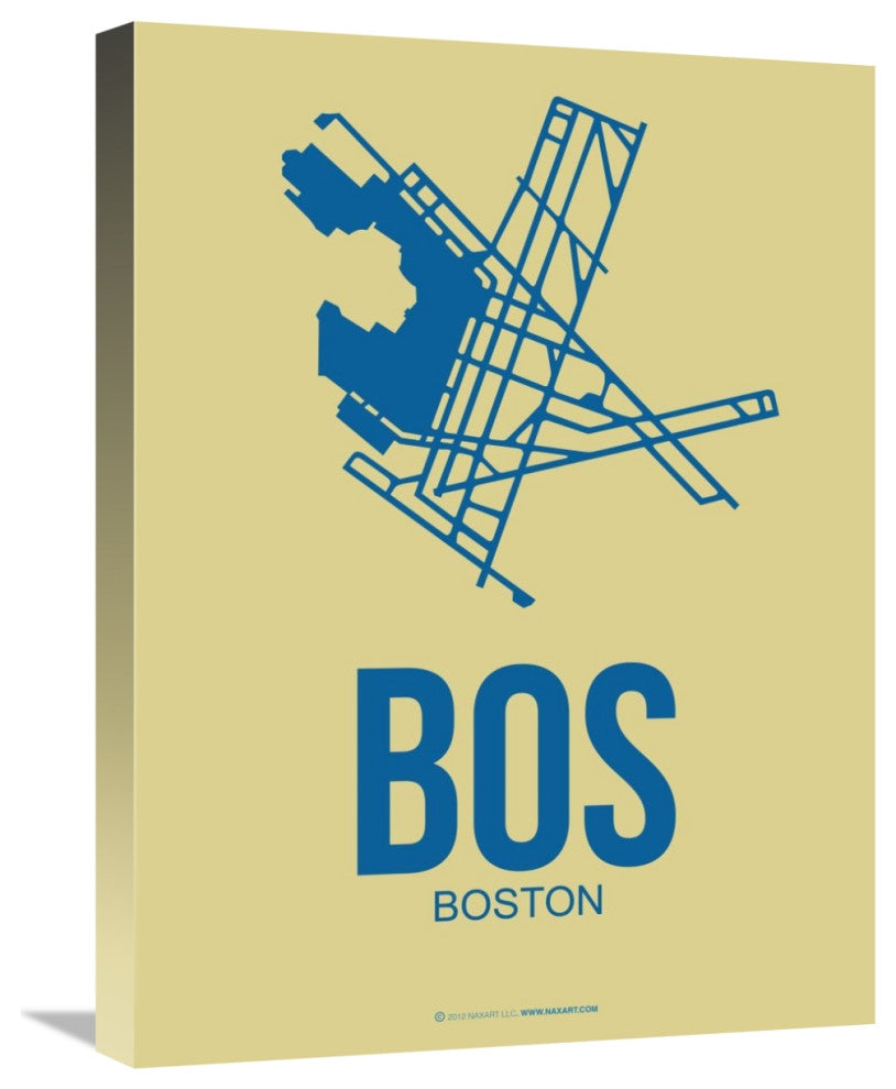 "BOS Boston Poster 3" Fine Art Print