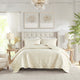 Croscill Versailles Matte Satin 3-Piece Quilt Set, Champagne, Queen