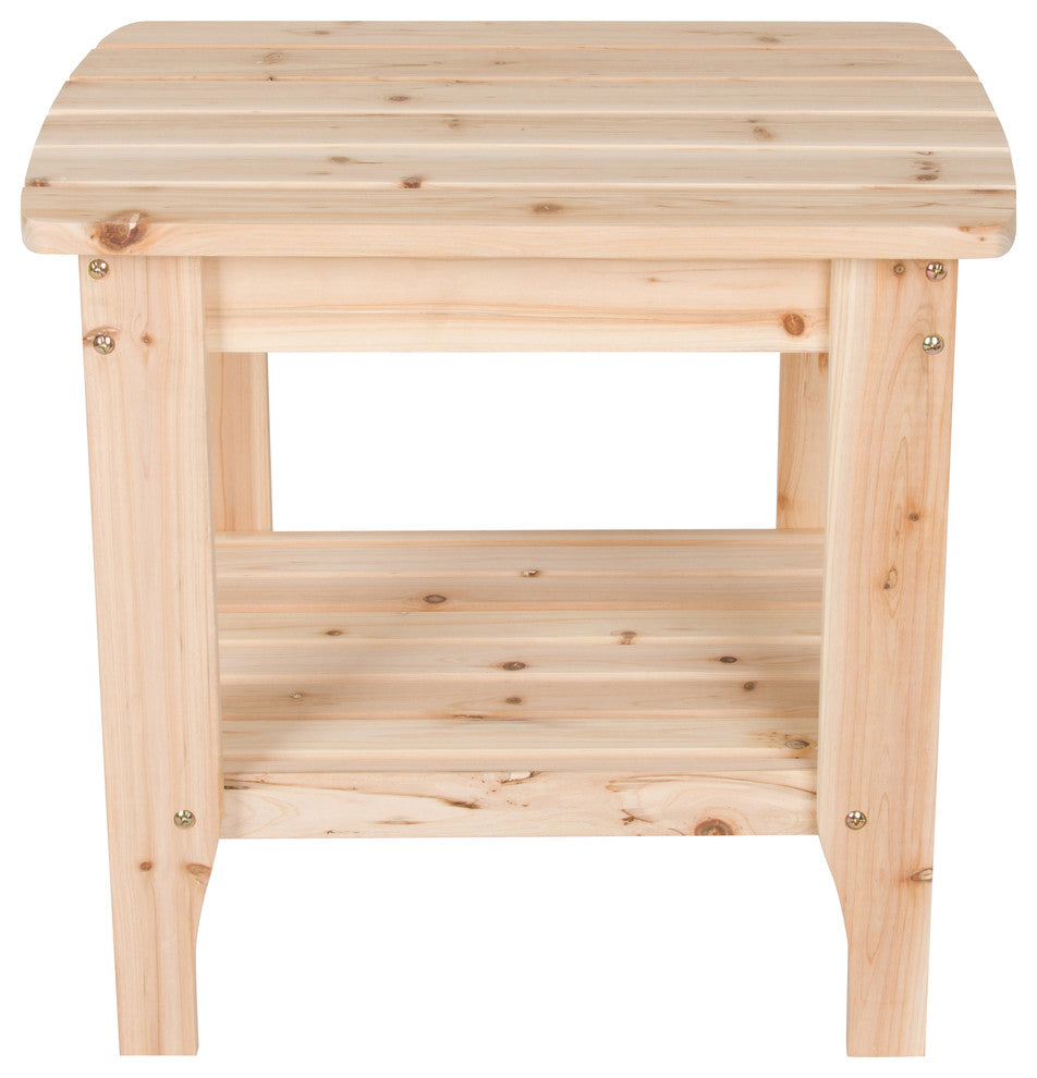 Rectangular Side Table, Natural, Large