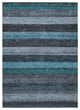 Machine Washable Indoor/Outdoor Chantille ACN1865 Teal 3' x 5' Rug