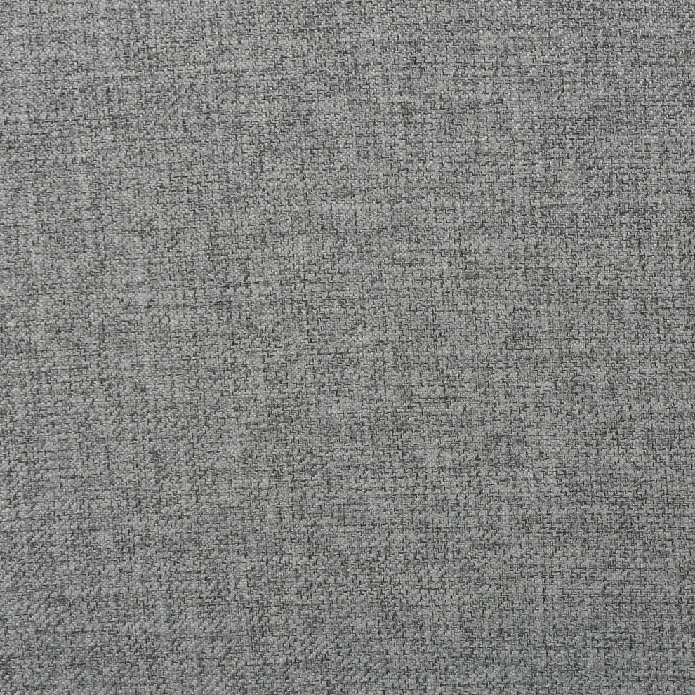 GDF Studio Angelina Mid-Century Fabric Club Chair, Gray