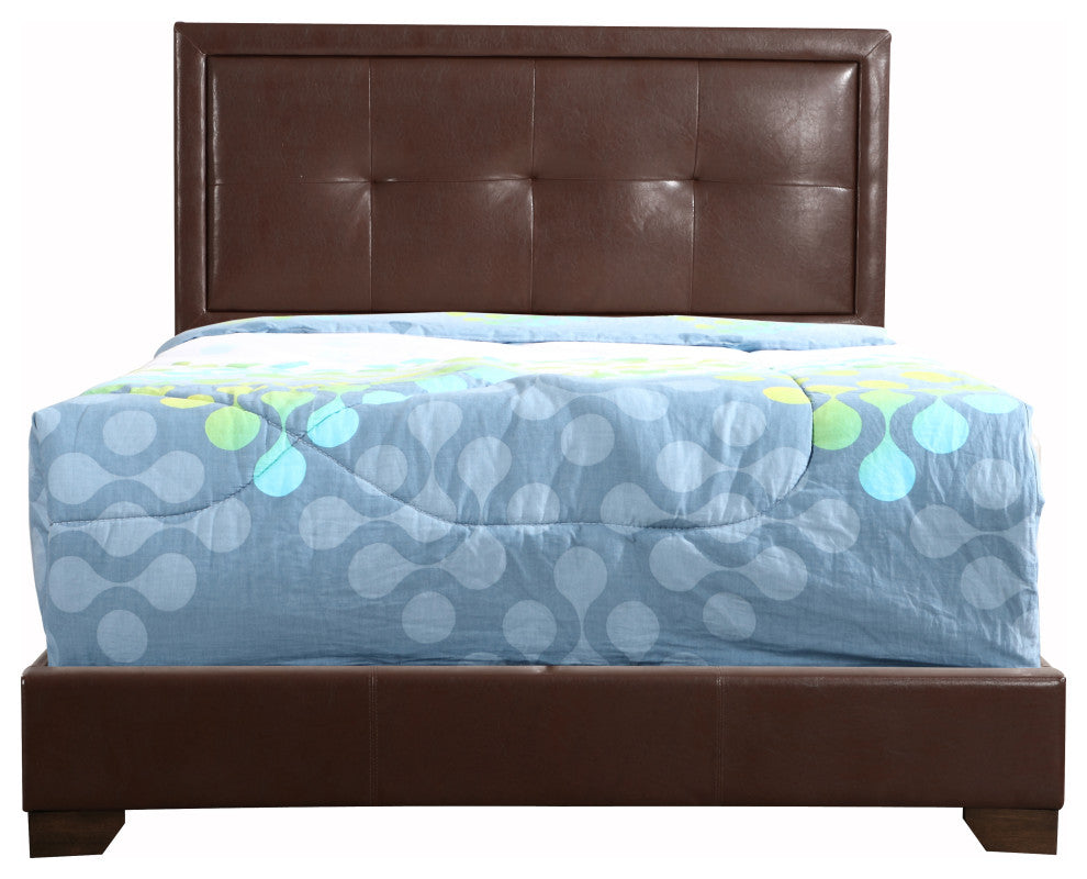 Bed, Brown, Full, Queen