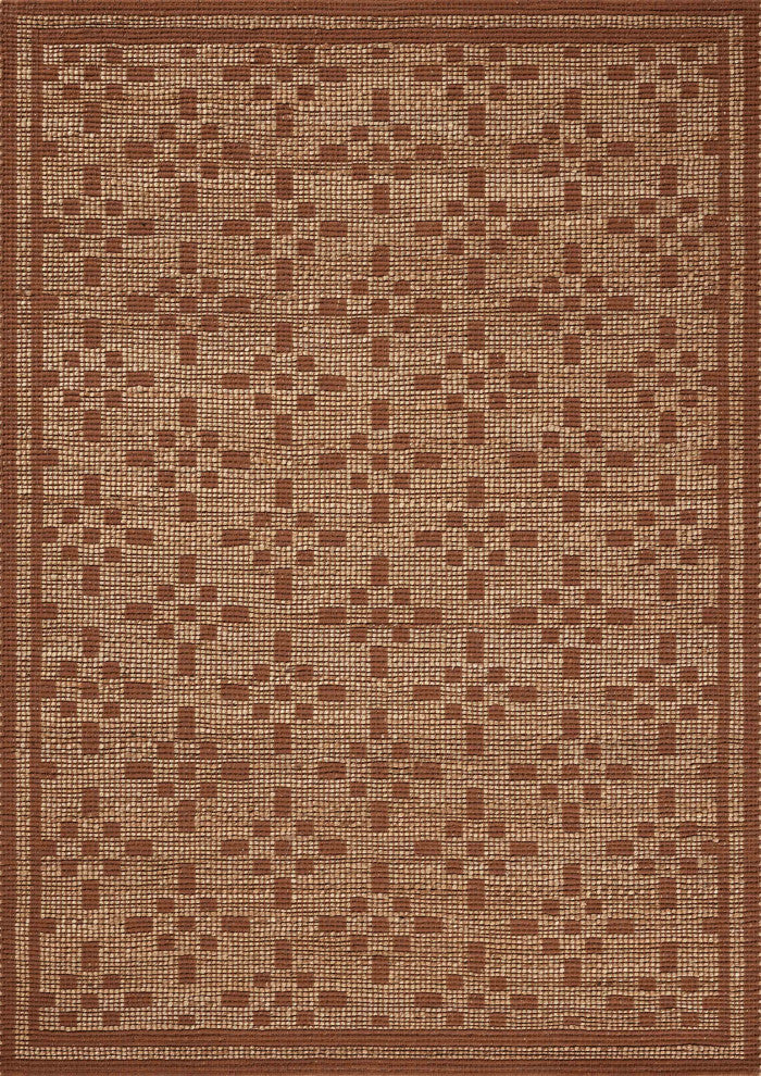 Chris Loves Julia x Loloi Judy Natural / Spice 2'-6" x 7'-6" Runner Rug