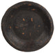 Painted Round Rustic Farmhouse Wooden Dough Bowl, Black, Round