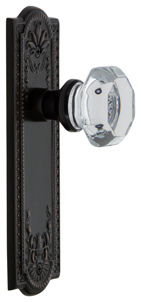 Meadows Plate Privacy Waldorf Knob, Timeless Bronze