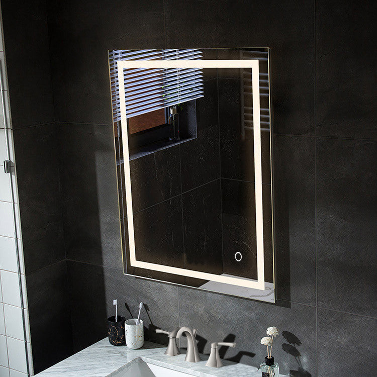 Fogless, Color Temperature Adjustable LED Mirror, 24"x30"