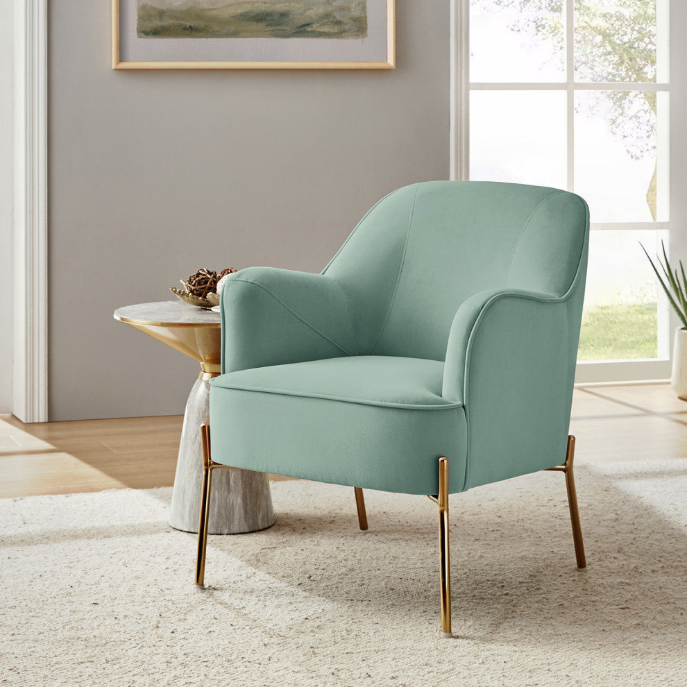 Nora Fabric Accent Chair, Sage