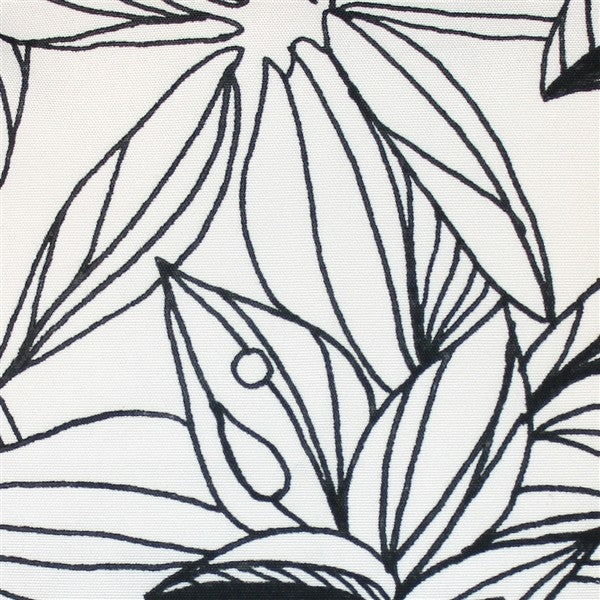 Pillow Decor - Pen and Ink Flowers Throw Pillow 20x20