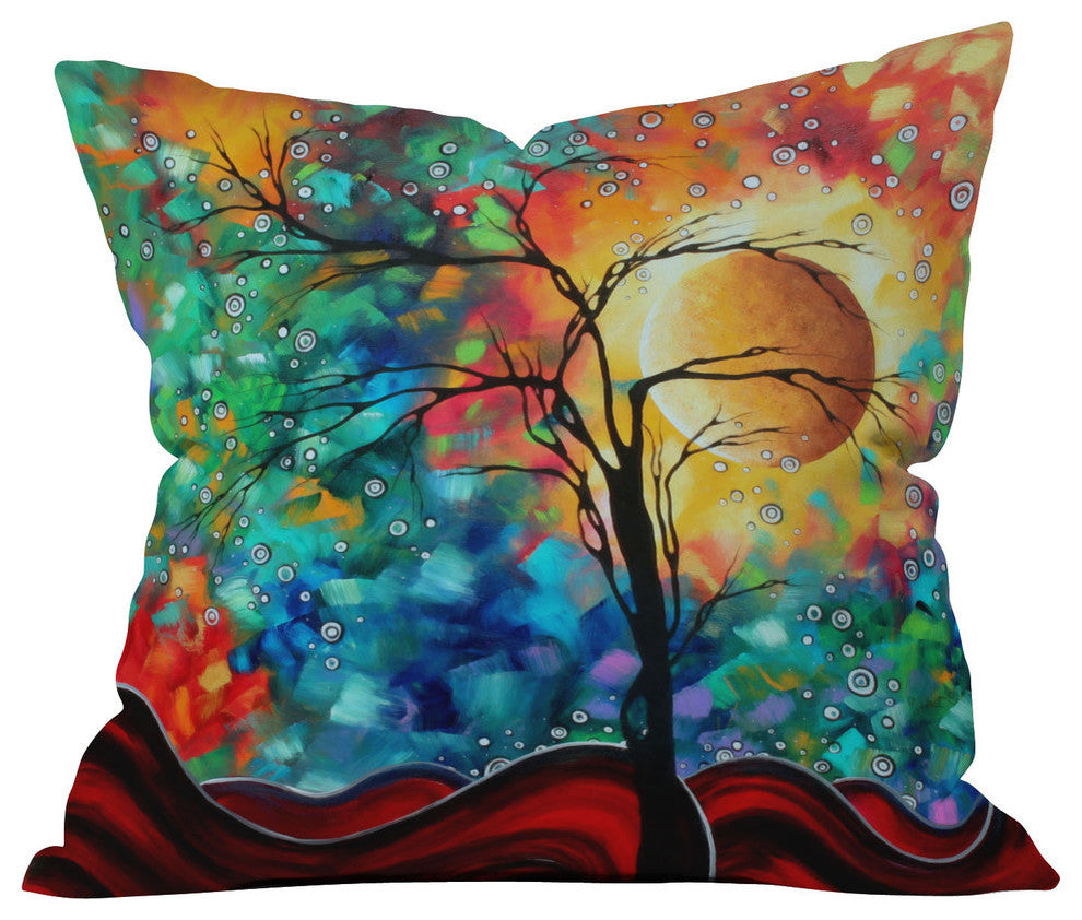 madart inc Bursting Forth Outdoor Throw Pillow, 20x20x6