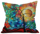 madart inc Bursting Forth Outdoor Throw Pillow, 20x20x6