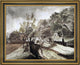 Christoph Nathe Village Street With Houses Framed Premium Canvas Print, 16"x20"