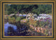 Gaines Ruger Donoho Woodhouse Water Garden Framed Premium Canvas Print, 16"x24"