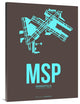 "MSP Minneapolis Poster 1" Fine Art Print