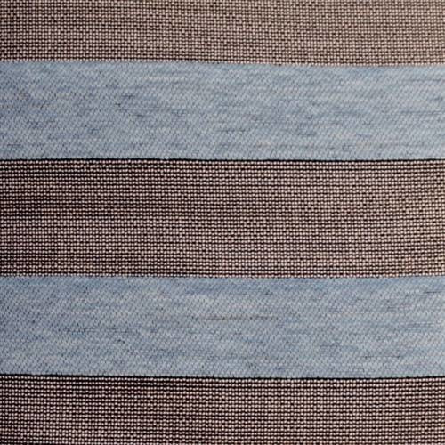 Pillow Decor - Brackendale Stripes Sea Blue Rectangular Throw Pillow
