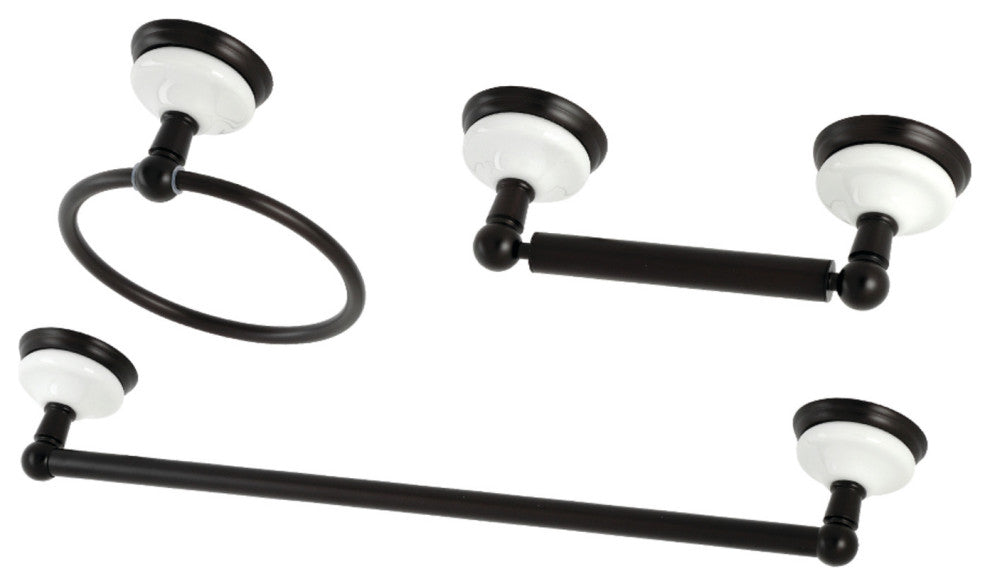 Kingston Brass 3-Piece Bathroom Accessory Set, Oil Rubbed Bronze
