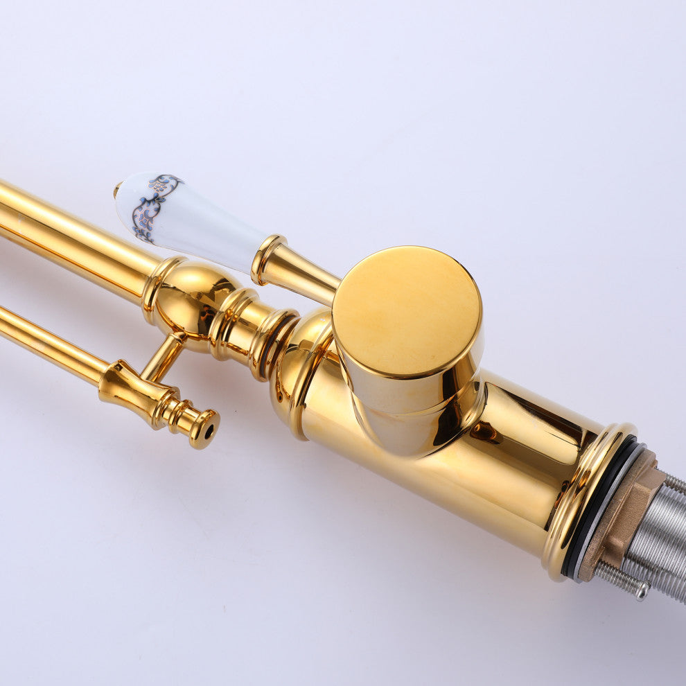 Classical Pull Down Multi-function Kitchen Faucet with Single Lever Handle