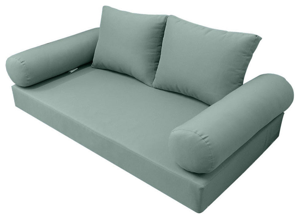 S1 Twin Size 5PC Knife Edge Daybed Mattress Cushion Bolster Complete Set AD002