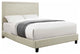 Picket House Furnishings Emery Upholstered Platform Bed, Natural, Queen