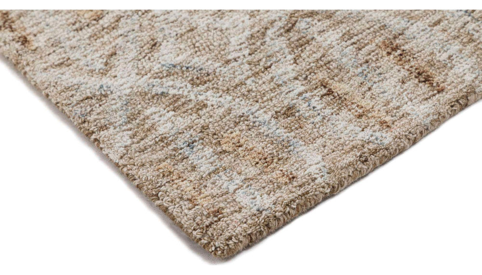 Lyon Palm Area Rug, Gold, 9'x12'