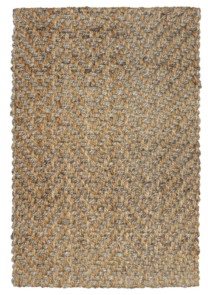 Chevron Handspun Jute Area Rug by Kosas Home