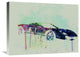 "Ford GT Watercolor 2" Fine Art Print