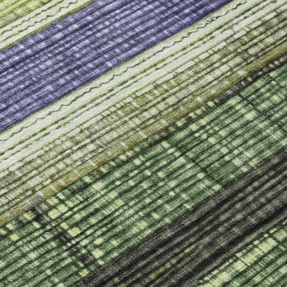 Machine Washable Indoor/Outdoor Chantille ACN1873 Aloe 1'8" x 2'6" Rug