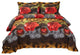 Duvet Cover Set, Queen size Floral Bedding, Dolce Mela Passion DM709Q