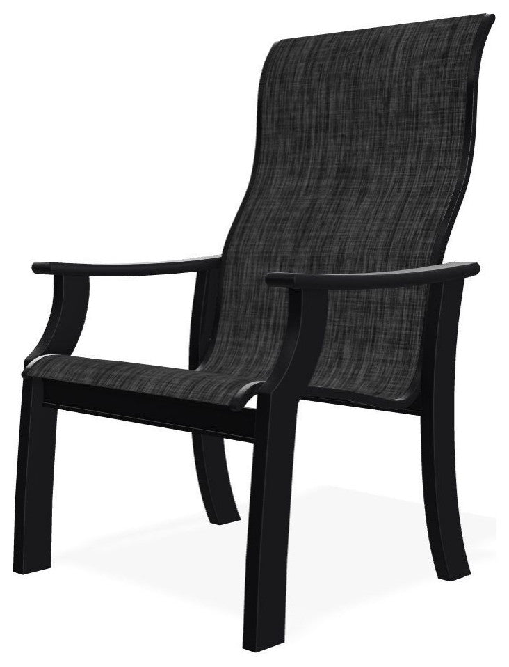 St. Catherine Sling Outdoor Armchair, Augustine Shadow/Black