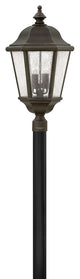 Hinkley Edgewater Large Post Top Or Pier Mount Lantern, Oil Rubbed Bronze