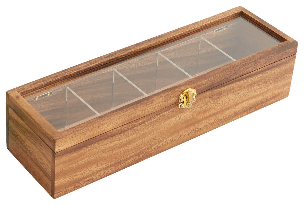 5 Compartment Tea Storage Box