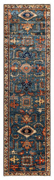 Serapi One-of-a-Kind Hand-Knotted Area Rug Light Blue, 2'6" x 9'5"