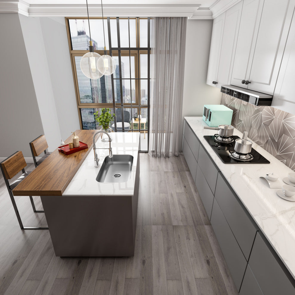 Sinber 30" Undermount Single Bowl 304 Stainless Steel Kitchen Sink