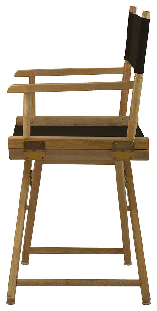 018" Director's Chair Natural Frame-Black Canvas